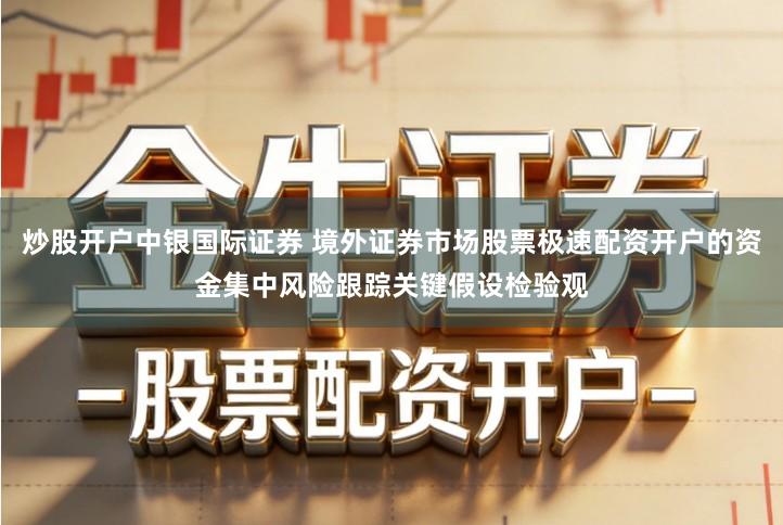 炒股开户中银国际证券 境外证券市场股票极速配资开户的资金集中风险跟踪关键假设检验观